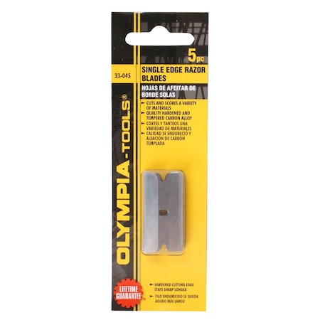 Olympia Tools RAZOR BLADE SINGLE EDGE 33-045